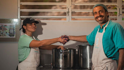 Fundadores Angel Arroyo y Melanie Sanchez de Fermento Comio